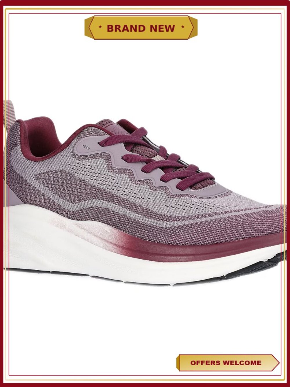 Women's Lace-Up Performance Running Sneakers Breathable Durable